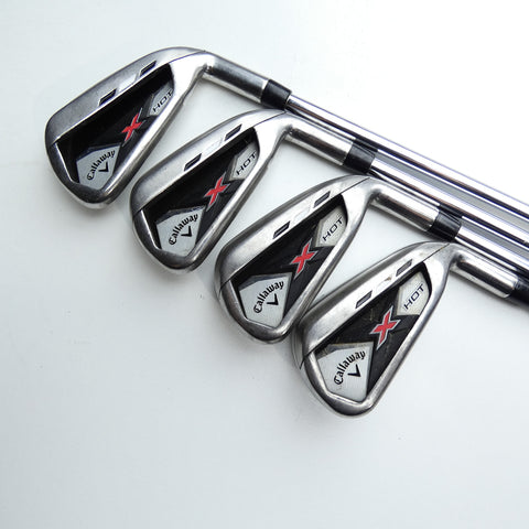 Used Callaway X Hot Iron Set / 4 - PW / Regular Flex