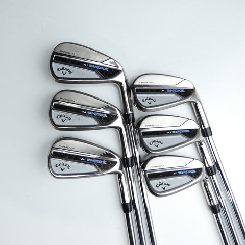 Used Callaway Paradym Ai Smoke Iron Set / 5 - PW / Regular Flex