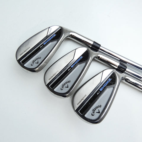 Used Callaway Paradym Ai Smoke Iron Set / 5 - PW / Regular Flex