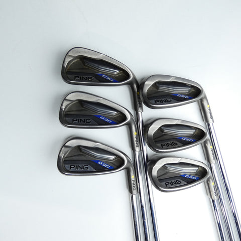 Used Ping G30 Iron Set / 6 - PW + GW / Soft Regular Flex