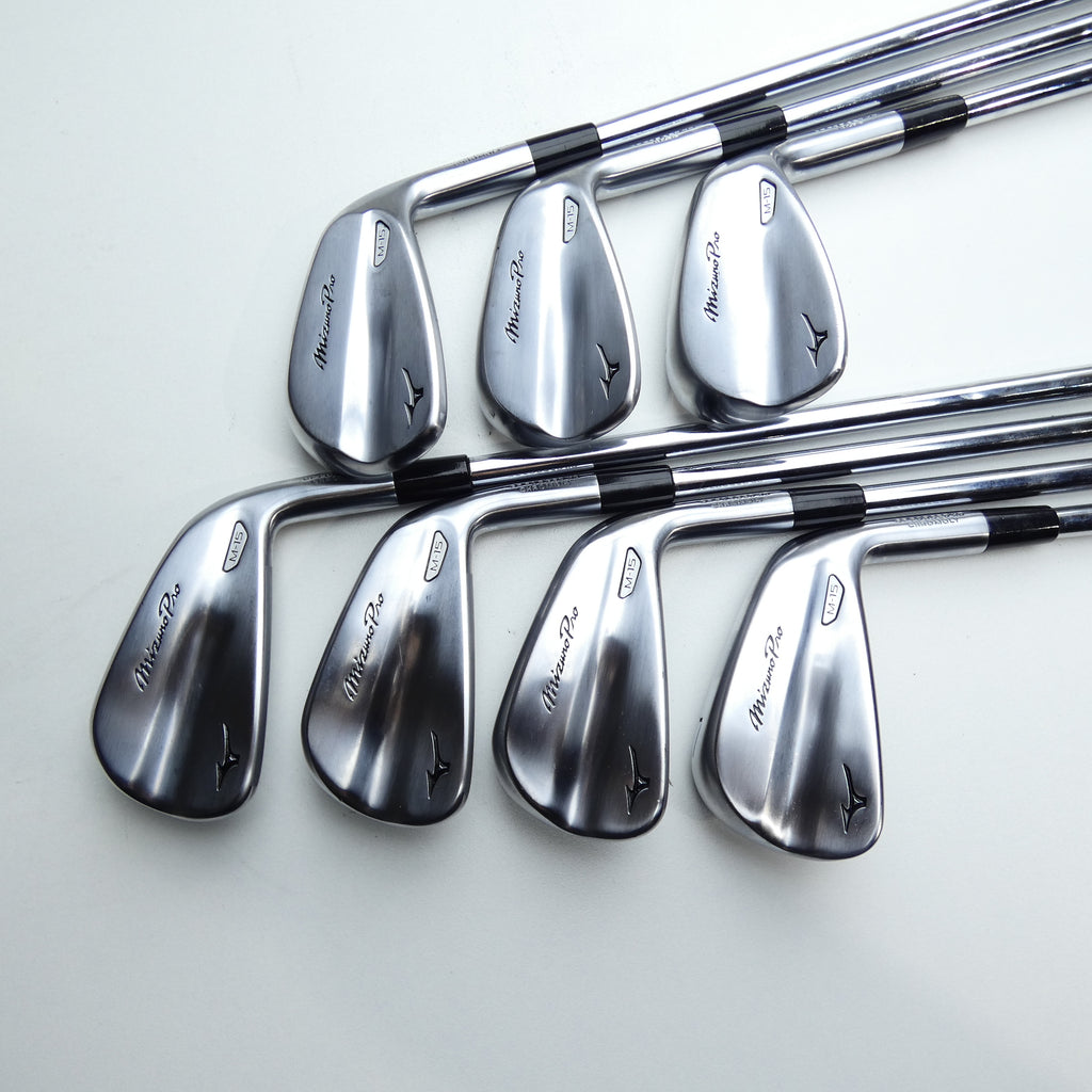 Used Mizuno M-15 Iron Set / 4 - PW / Stiff Flex