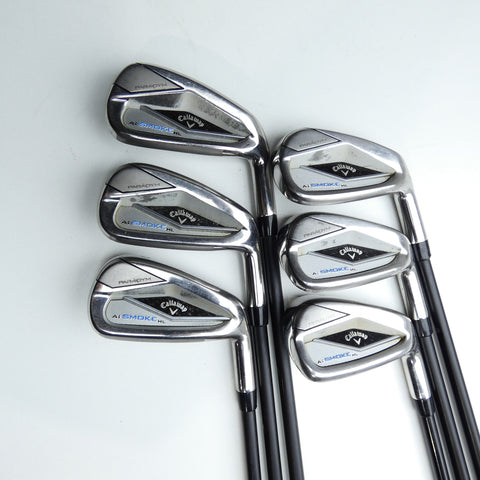 Used Callaway Paradym Ai Smoke HL Iron Set / 5 - PW / Regular Flex