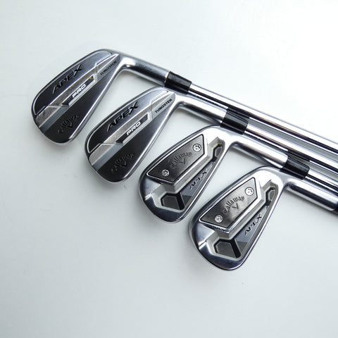 Used Callaway Apex Pro 21 & Apex TCB Combo Iron Set / 4 - PW / X-Stiff Flex