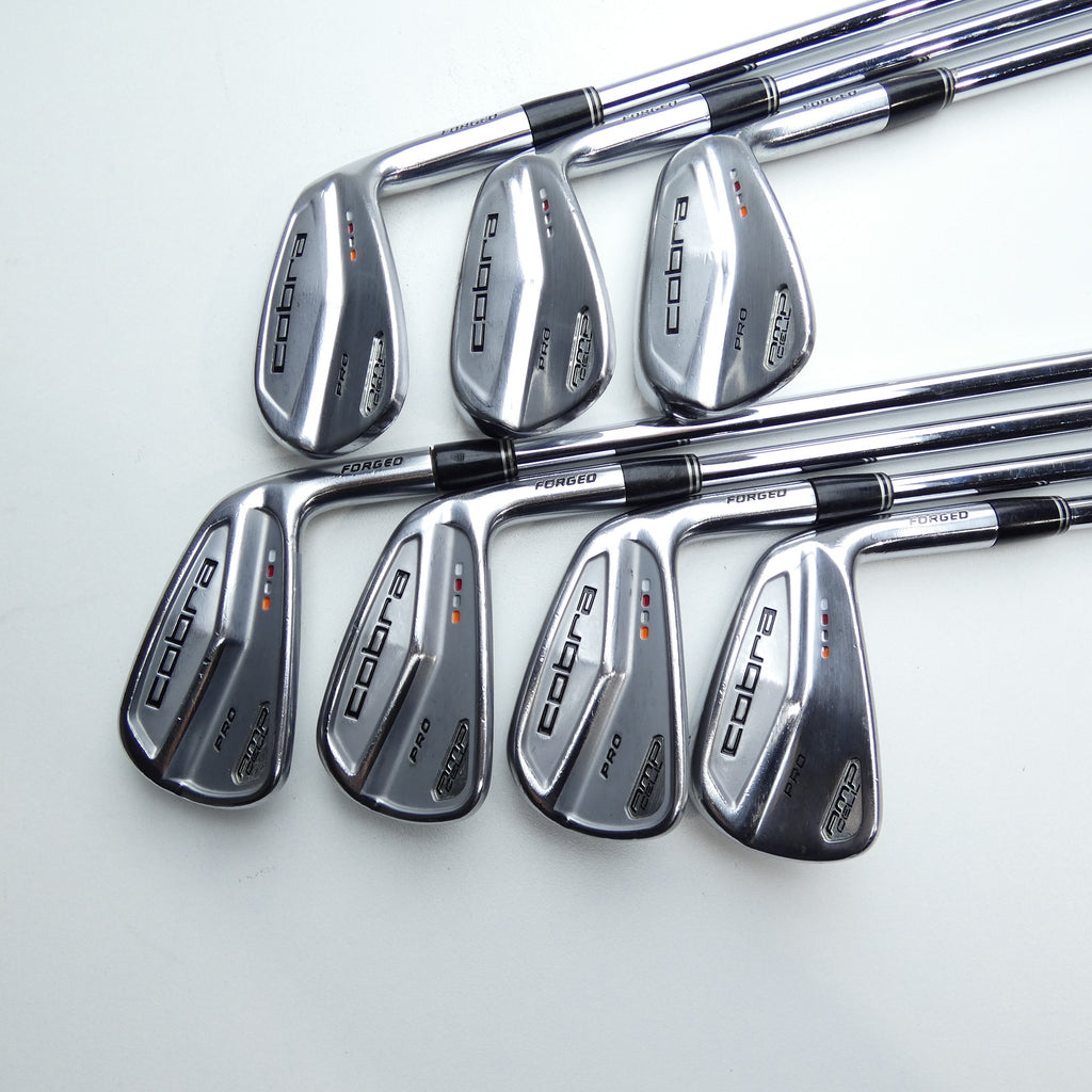 Used Cobra AMP Cell Pro Iron Set / 4 - PW / Stiff Flex