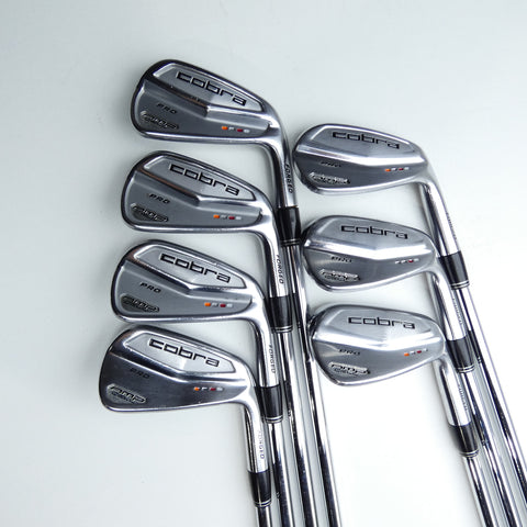 Used Cobra AMP Cell Pro Iron Set / 4 - PW / Stiff Flex