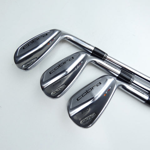 Used Cobra AMP Cell Pro Iron Set / 4 - PW / Stiff Flex