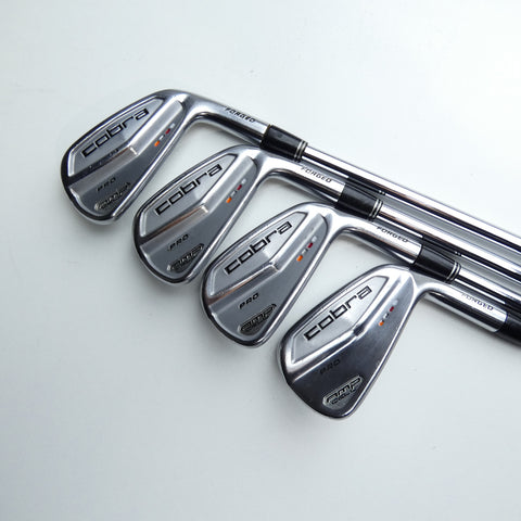 Used Cobra AMP Cell Pro Iron Set / 4 - PW / Stiff Flex