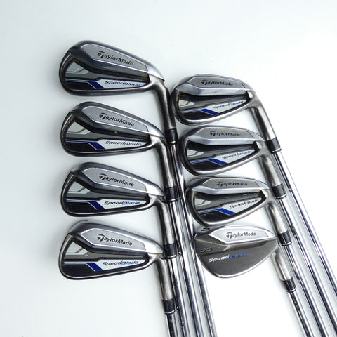 Used TaylorMade SpeedBlade Iron Set / 4 - SW / Regular Flex