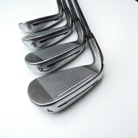Used TaylorMade SpeedBlade Iron Set / 4 - SW / Regular Flex
