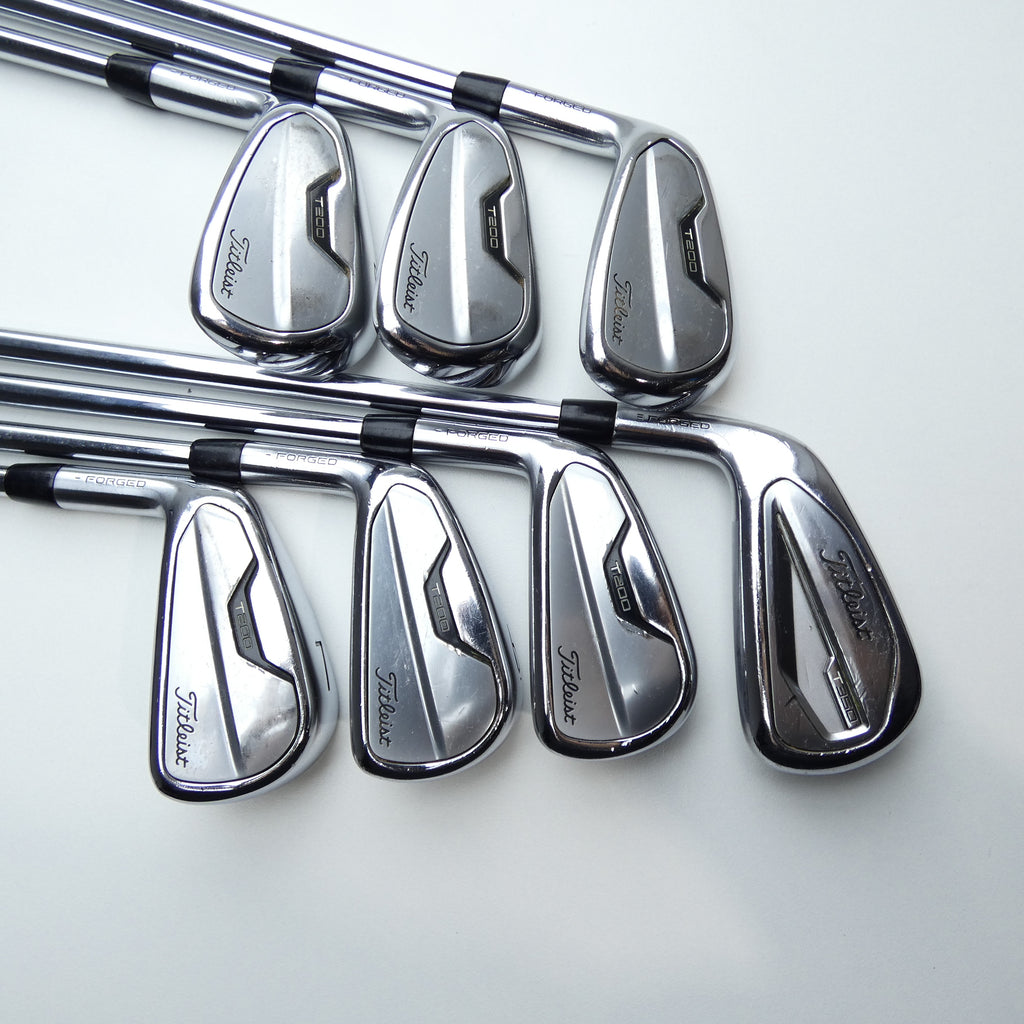 Used Titleist 2021 T200  & 2023 T350 Combo Iron Set / 4 - PW / Stiff Flex/L-H