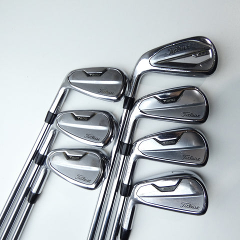 Used Titleist 2021 T200  & 2023 T350 Combo Iron Set / 4 - PW / Stiff Flex/L-H