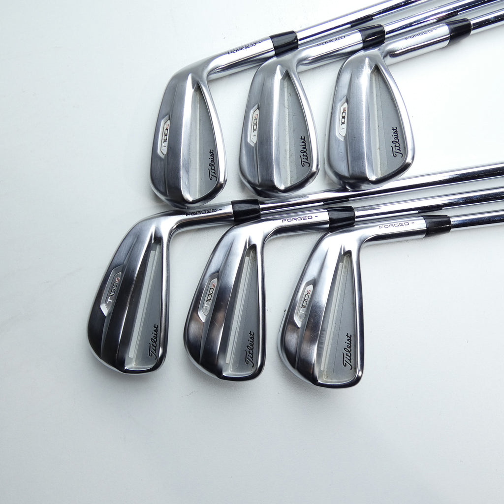 Used Titleist T100S 2021 Iron Set / 5 - PW / Stiff Flex