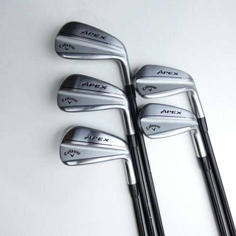 Used Callaway Apex Ti Fusion 250 Iron Set / 6 - PW / Stiff Flex