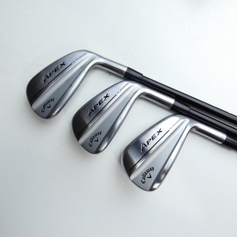 Used Callaway Apex Ti Fusion 250 Iron Set / 6 - PW / Stiff Flex
