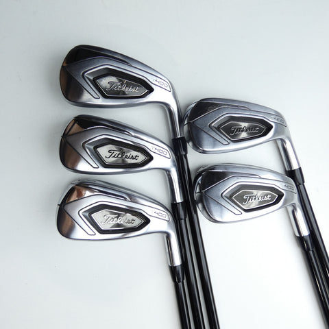 Used Titleist T400 Iron Set / 6 - PW / Regular Flex