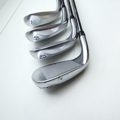 Used Titleist T400 Iron Set / 5 - SW + 43° + 49° / Regular Flex