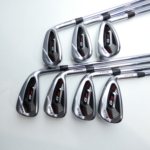 Used Ping G410 Iron Set / 6 - SW + GW / Regular Flex