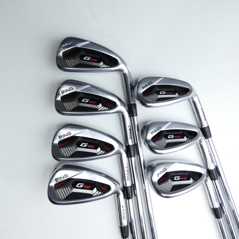 Used Ping G410 Iron Set / 6 - SW + GW / Regular Flex