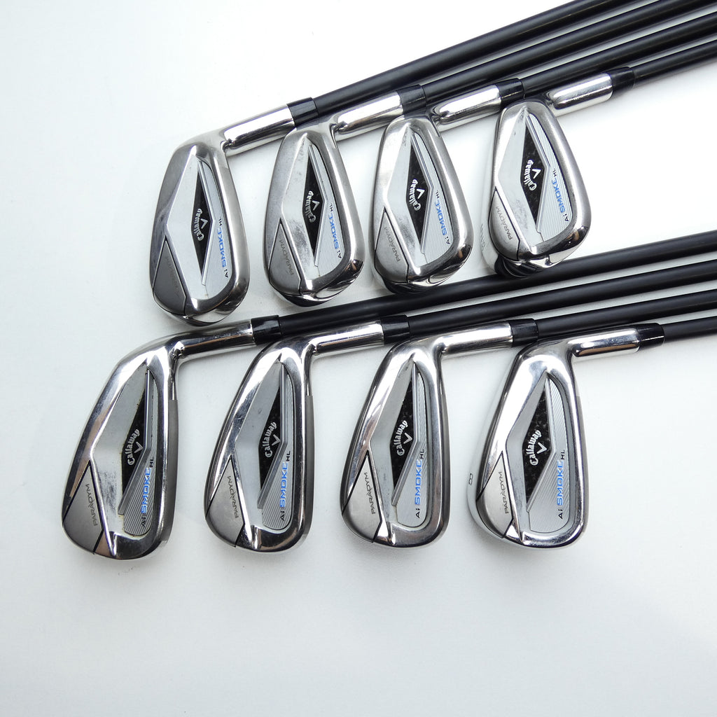 Used Callaway Paradym Ai Smoke HL Iron Set / 5 - SW + AW / Regular Flex
