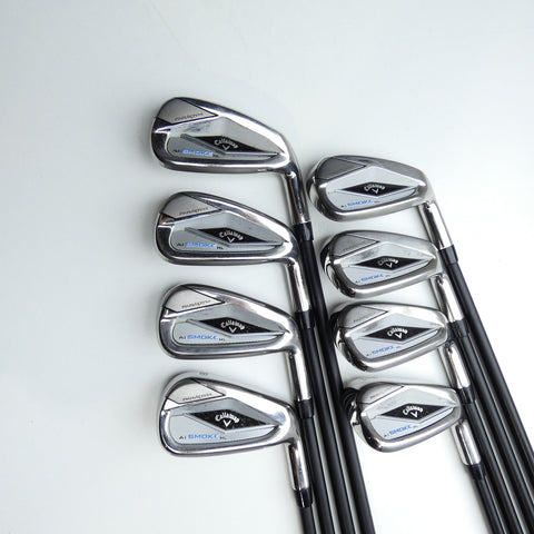 Used Callaway Paradym Ai Smoke HL Iron Set / 5 - SW + AW / Regular Flex