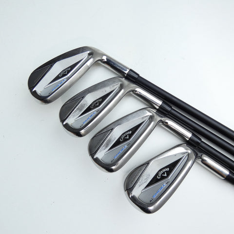 Used Callaway Paradym Ai Smoke HL Iron Set / 5 - SW + AW / Regular Flex