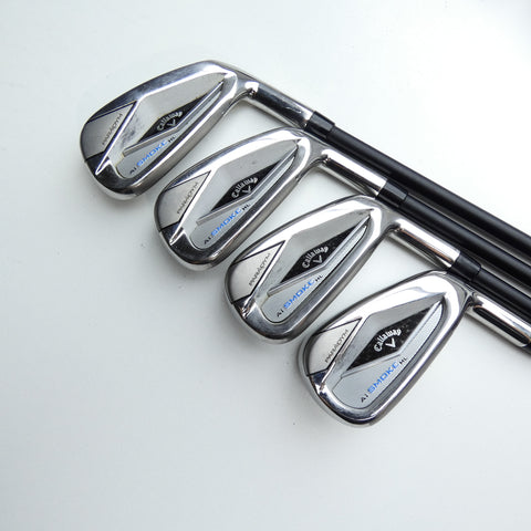 Used Callaway Paradym Ai Smoke HL Iron Set / 5 - SW + AW / Regular Flex