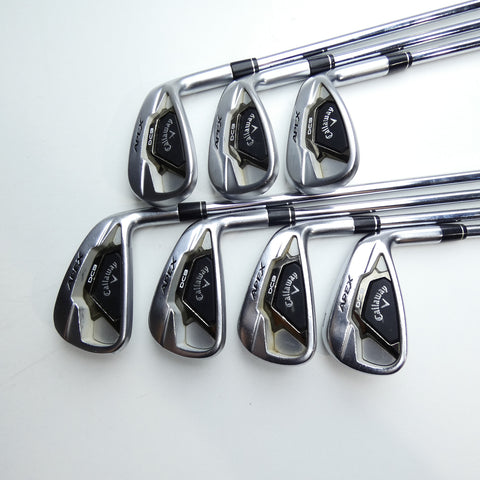 Used Callaway Apex DCB 21 Iron Set / 5 - PW + AW / Stiff Flex