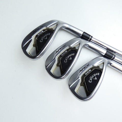 Used Callaway Apex DCB 21 Iron Set / 5 - PW + AW / Stiff Flex