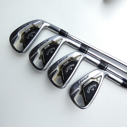 Used Callaway Apex DCB 21 Iron Set / 5 - PW + AW / Stiff Flex