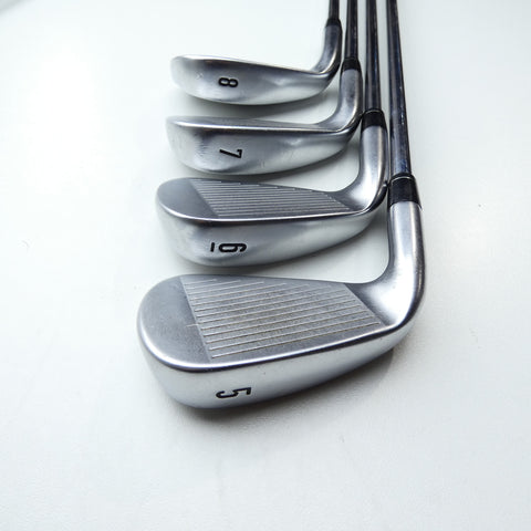 Used Callaway Apex DCB 21 Iron Set / 5 - PW + AW / Stiff Flex