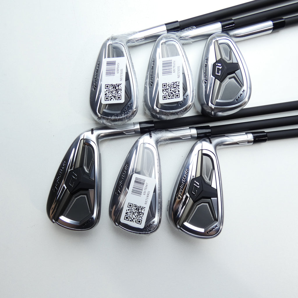 Used TaylorMade Qi Max Iron Set / 6 - PW + AW / A Flex