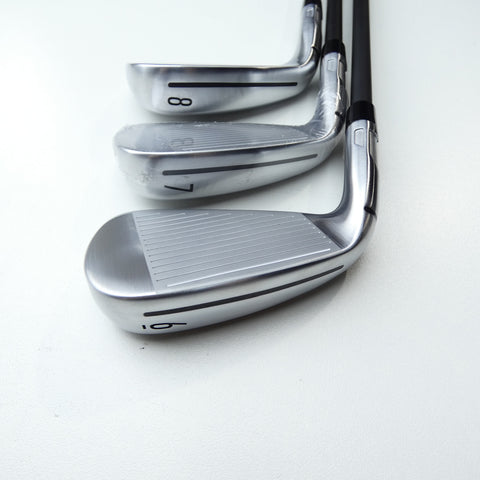 Used TaylorMade Qi Max Iron Set / 6 - PW + AW / A Flex