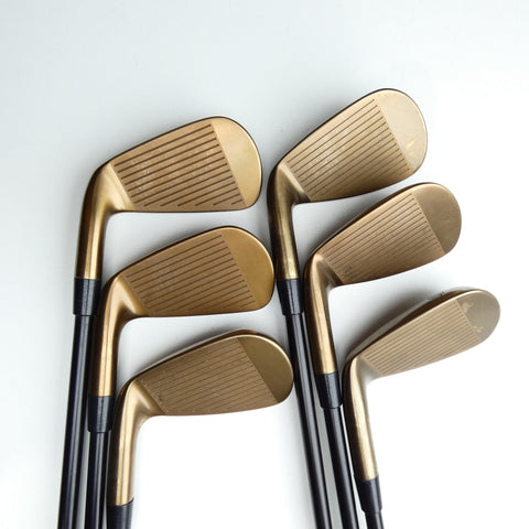 Used Titleist T250 Oil Can Iron Set / 6 - PW + 48° / Stiff Flex