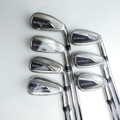 Used TaylorMade Stealth HD Iron Set / 5 - SW / Regular Flex