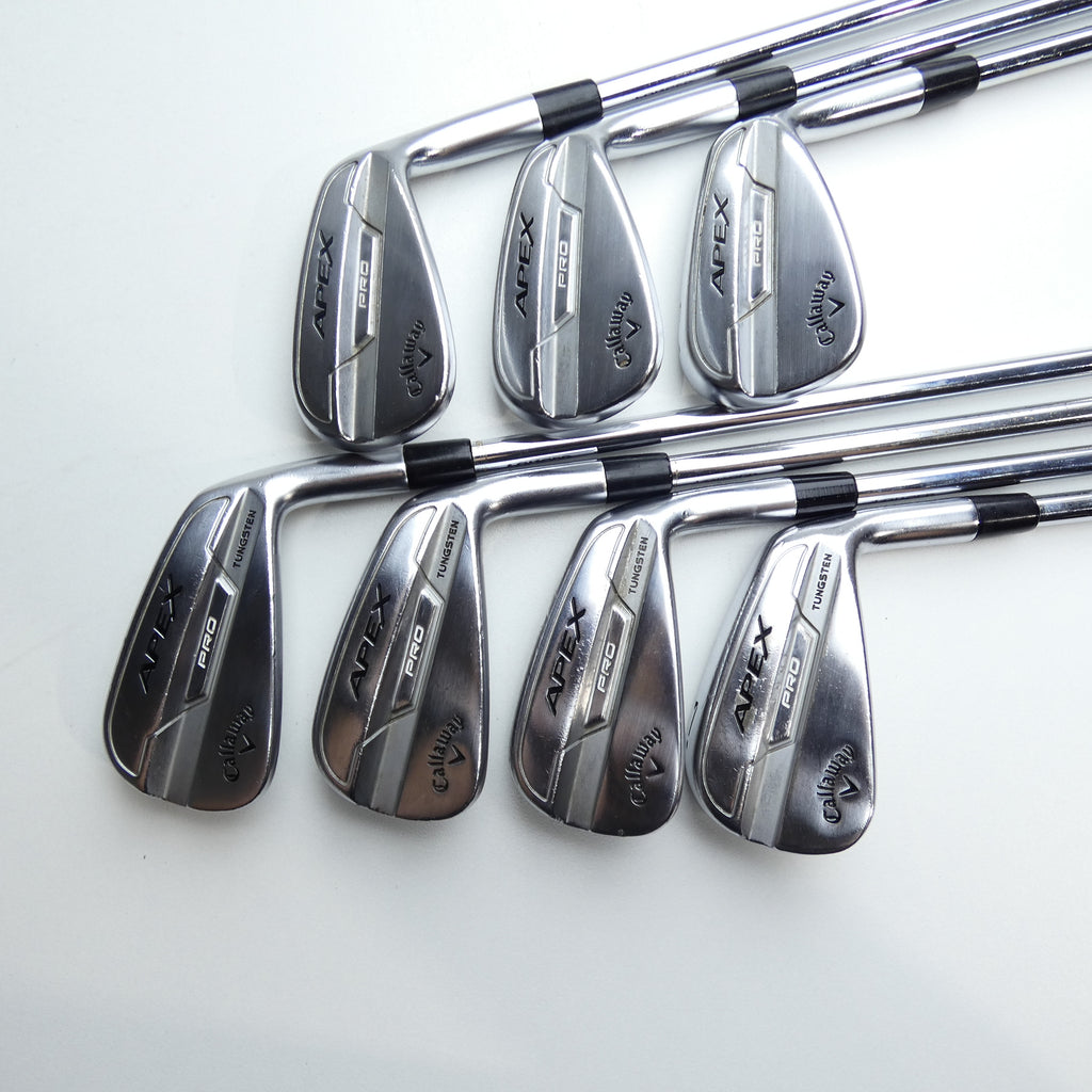 Used Callaway Apex Pro 21 Iron Set / 4 - PW / Stiff Flex