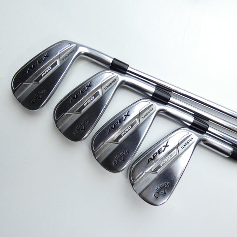 Used Callaway Apex Pro 21 Iron Set / 4 - PW / Stiff Flex