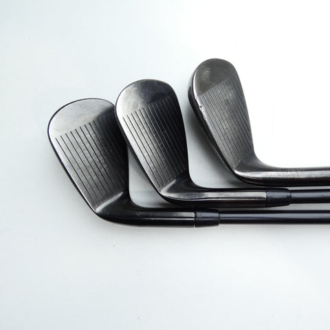 Used Titleist T100 2023 Black Vapor Iron Set / 4 - PW / Stiff Flex