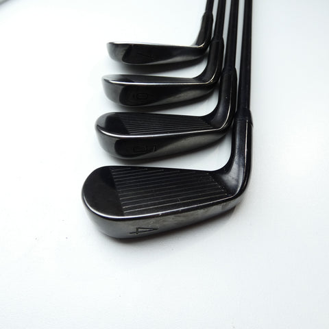 Used Titleist T100 2023 Black Vapor Iron Set / 4 - PW / Stiff Flex