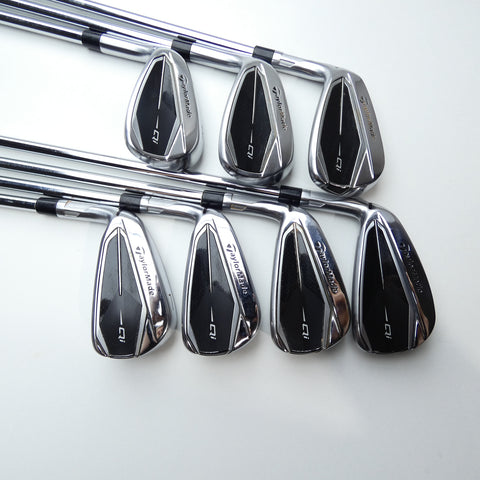 Used TaylorMade Qi Iron Set / 4 - PW / Stiff Flex / Left-Handed