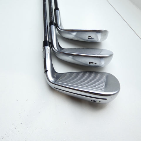 Used TaylorMade Qi Iron Set / 4 - PW / Stiff Flex / Left-Handed