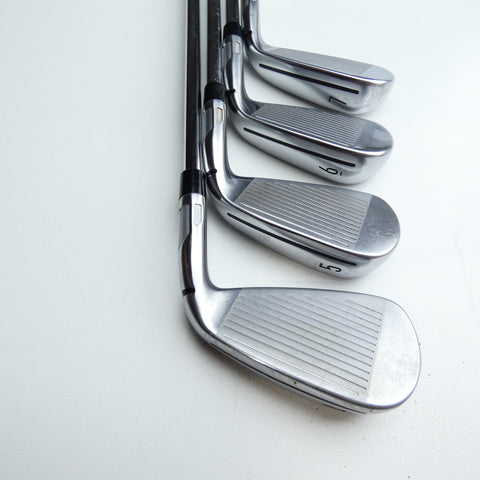 Used TaylorMade Qi Iron Set / 4 - PW / Stiff Flex / Left-Handed