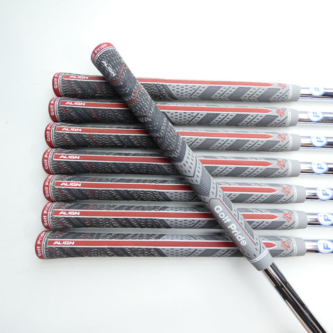 Used TaylorMade RAC MB TP Iron Set / 3 - PW / Stiff Flex
