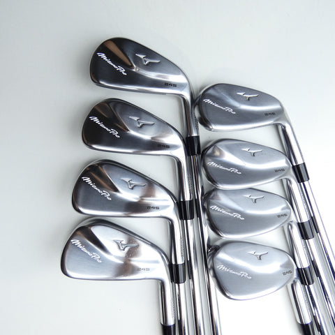 Used Mizuno Pro 245 Iron Set / 4 - PW + GW / Stiff Flex