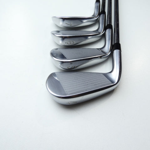 Used Mizuno Pro 245 Iron Set / 4 - PW + GW / Stiff Flex