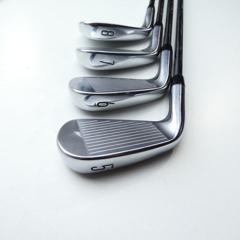 Used Titleist T200 2023 Iron Set / 5 - PW + 48° / Stiff Flex