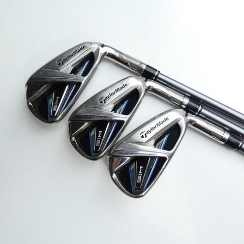 Used TaylorMade SIM Max Iron Set / 5 - PW / Stiff Flex