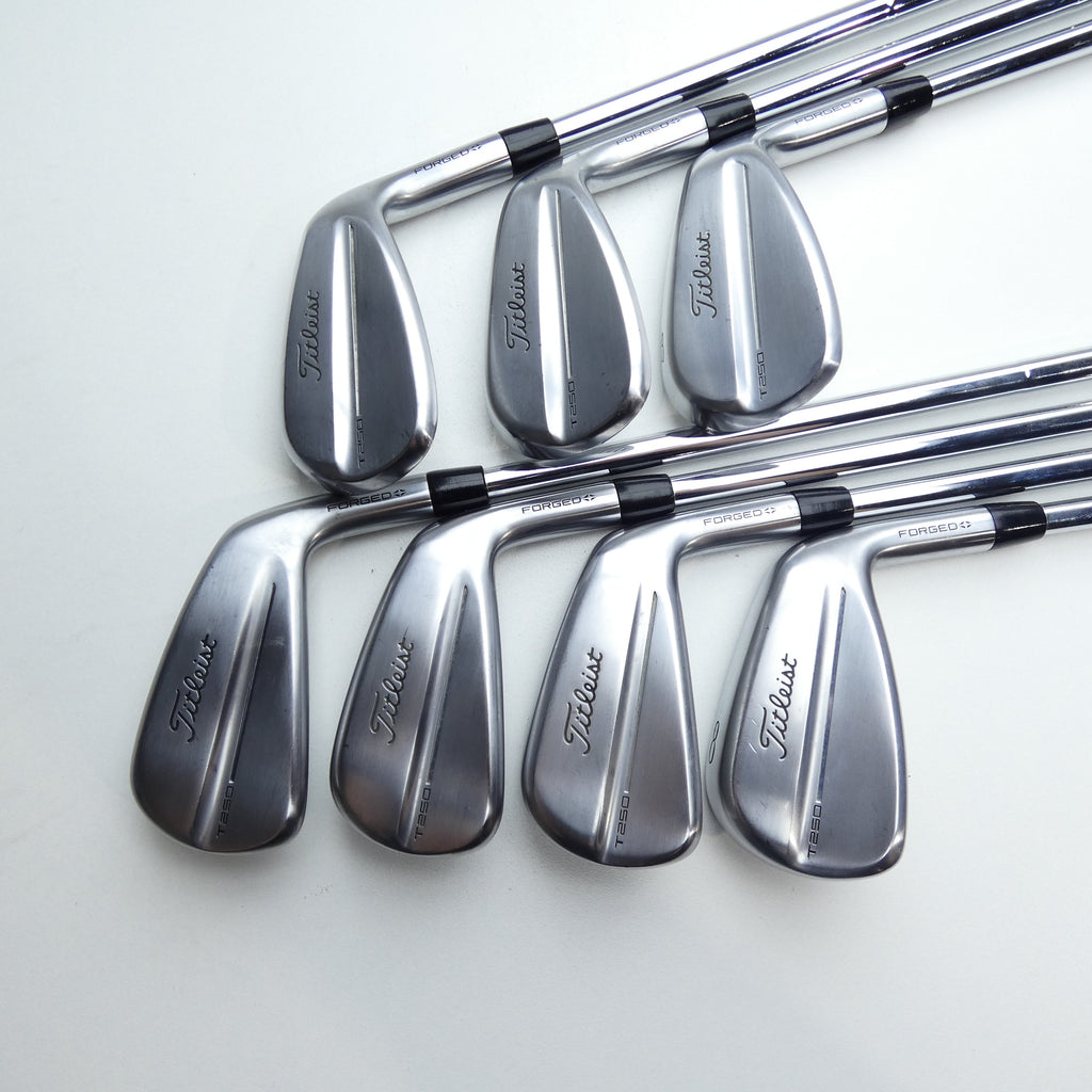 Used Titleist T250 2025 Iron Set / 5 - PW + 48° / X-Stiff Flex