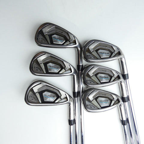 Used Callaway Rogue Iron Set / 5 - PW / Stiff Flex