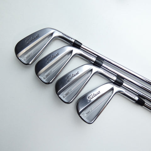 Used Titleist T150 2023 & T100 2023 Combo Iron Set / 4 - PW + 50° / Stiff Flex