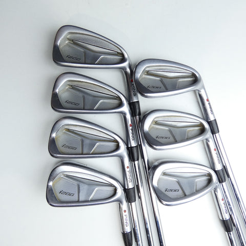 Used Ping i200 Iron Set / 4 - PW / Stiff Flex